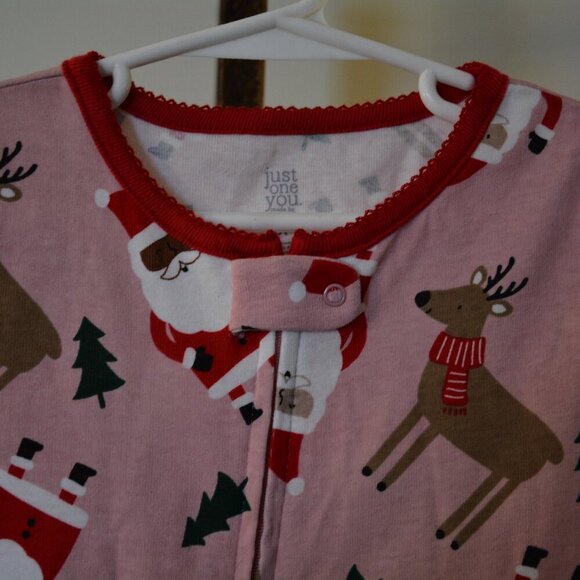 Carter's Just One You Reindeer Black Santa Blanket Sleeper 2 Pack NWT - Picture 11 of 16